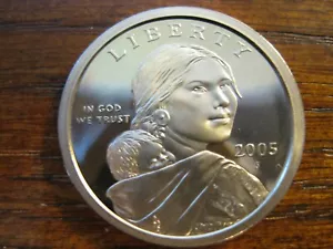 2005 S - Sacagawea Deep Cameo Proof #11220503 - Picture 1 of 3