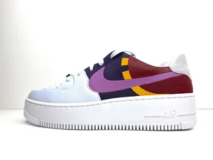 Nike W Air Force 1 Sage Low LX Shoes Dark Orchid UK 7.5 EUR 42 US 10 BV1976 003 - Picture 1 of 7