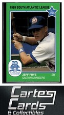 Jeff Frye 1989 Grand Slam South Atlantic League All-Stars #27 Gastonia Rangers