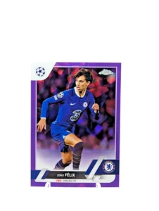 2022-23 Joao Felix Purple /15 Topps Chrome UEFA Sapphire - Picture 1 of 2