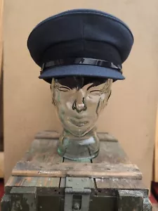 Oficial de la RAF Nº 1 Vestido de Servicio Uniforme Gorra Pico Talla UK7 (57 cm) RAFAC Sin Insignia - Imagen 1 de 15
