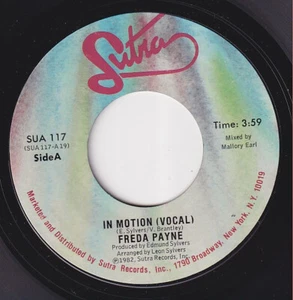 Freda PAYNE * In Motion * 1985 USA MODERN SOUL BOOGIE 45 * Listen! - Picture 1 of 2
