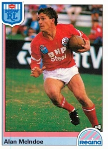 1992 ILLAWARRA STEELERS NRL Card ALAN MCINDOE - Picture 1 of 2