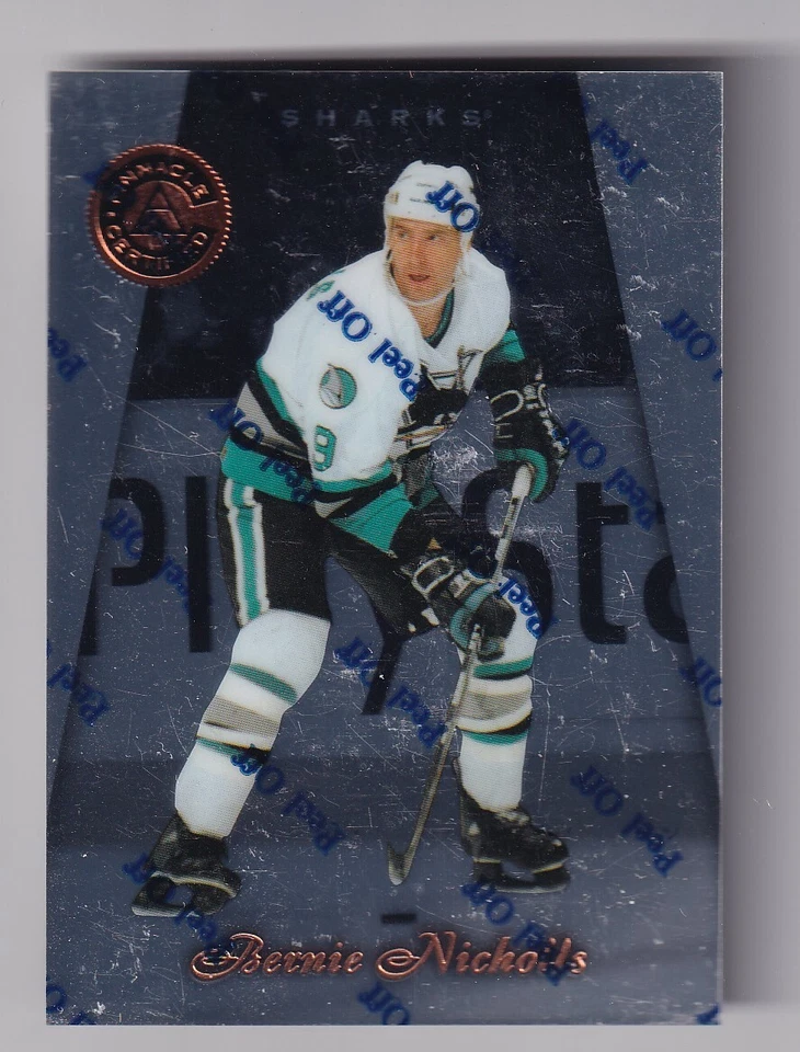Bernie Nicholls 1997-98 Pinnacle Certified Hockey Card #109 Sharks - Image 1 of 1