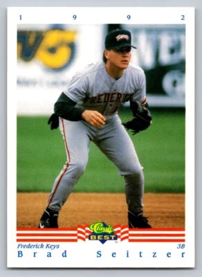 1992 Classic Best #146 Brad Seitzer Frederick Keys - Image 1 of 2