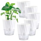 Whonline 6 Inch Self Watering Pots for Indoor Plants 6 Pack African Violet Po.