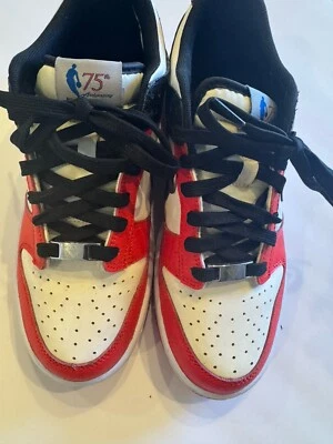 Nike Dunk Low EMB x NBA 75th Anniversary Chicago GS - Size 8 - Image 1 of 4