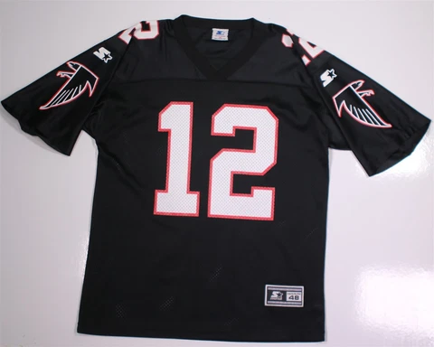 Starter Vintage 1997 Atlanta Falcons Chris Chandler Black Jersey Men's 48/XL Cover