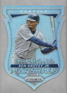 2015 Panini Prizm Baseball Diamond Marshals Silver Prizm #18 Ken Griffey Jr.
