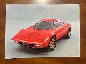 SELTENES WERBEFOTO LANCIA STRATOS MESSINEO PALERMO - Bild 1 von 2
