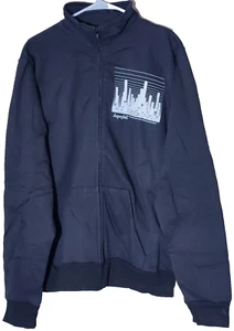 Jogger  Hopesfall  Zip Up  Sweater  Blue Grape  Size Large - Picture 1 of 3