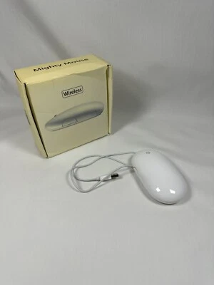 Apple A1197 Mighty Mouse Laser Wireless with Box (TESTED) - Image 1 of 4