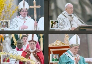 Vatican City Sc# 1674-7: Papa Francesco 2018 on Maxi Cards - Picture 1 of 5
