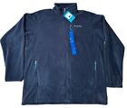 Men's Columbia Steens Mountain Full Zip Fleece Jacket Blue Large