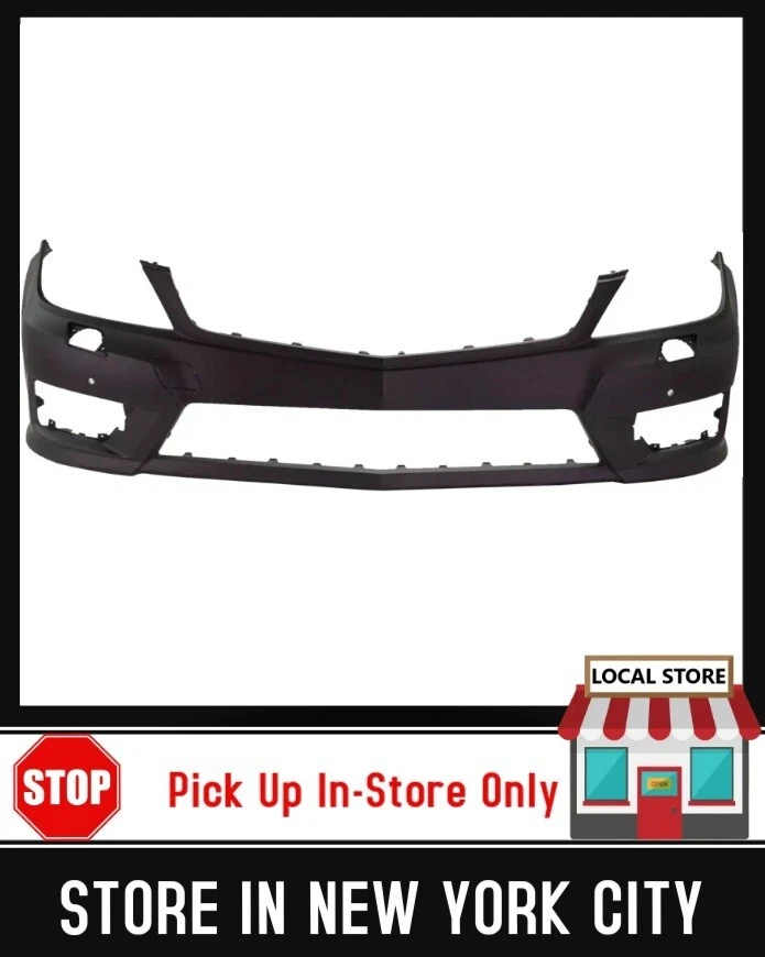 ✅ Front Bumper Cover for 2012-2015 Mercedes C250/C300/C350 Parktronic MB1000356 Foto 1 de 4