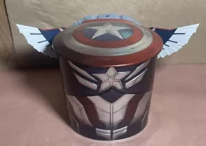 Cinemark Captain America Brave New World Popcorn Bucket & Shield + Wing Cup 2025 - Picture 1 of 8