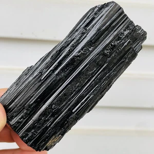 Piedra de muestra mineral racimo de cristal de cuarzo turmalina negra natural 271 g - Imagen 1 de 14