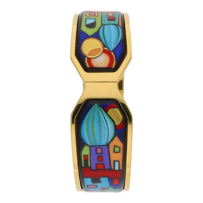 FREWILLE Armreif Hommage à Hundertwasser Street Rivers HW467/2 getragen - Bild 1 von 4