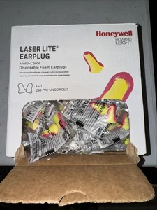 Howard Leight Laser Lite LL-1 Honeywell Einweg Ohrstöpsel ohne Kabel - 200 Paar - Bild 1 von 5
