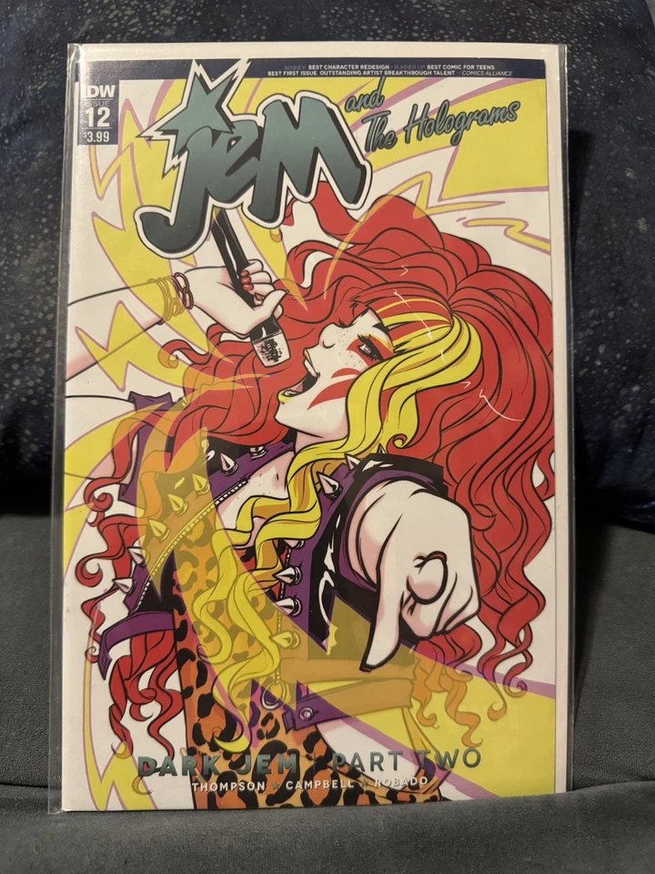Jem and the Holograms #12 January 2016 IDW Comic Book Dark Jem 2/6 - Image 1 of 1