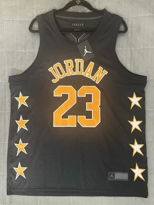 Новый с Ярлыками Nike AIR JORDAN черный оранжевый #23 Jumpman Джерси AR3881-010 Майка мужская XL - Изображение 1 из 4