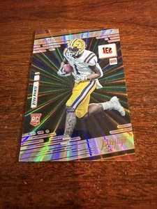 Tarjeta de novato 2021 Panini Prestige Xtra Points Sunburst #212 Ja'Marr Chase - Imagen 1 de 2