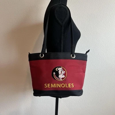 Bolso de Hombro Bordado Florida State FSU Sandol Logo Antiguo Vintage Semínolas Foto 1 de 4