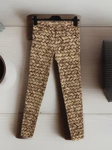 MAURIE & EVE “Basket Weave” Stretch Skinny Pants. Size 6. GUC - Picture 1 of 9