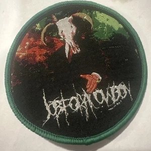 Job For A Cowboy 4" x 4" Round Woven Patch [Deathcore]  - Picture 1 of 3