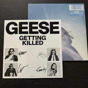 Geese Getting Killed LP Bundle Vinyl New Clear Blue Record Album W/ Signed Litho - Picture 1 of 11