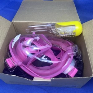 Máscara de snorkel facial completa INTEY NY-CT28 - NUEVA - rosa - Imagen 1 de 11