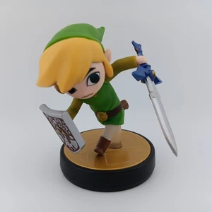 Nintendo - Amiibo - Zelda - Super Smash Bros - Toon Link Figure - 3DS / Switch - Picture 1 of 6