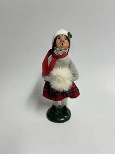 Vintage Byers Choice Ltd.1986 Natale The Carolers Chalfont, PA USA ragazza 10" firmato - Foto 1 di 8