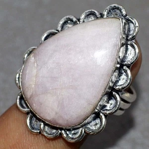 Lepidolite 925 Silver Plated Gemstone Handmade Ring US 8 Unique Jewelry GW - Bild 1 von 3