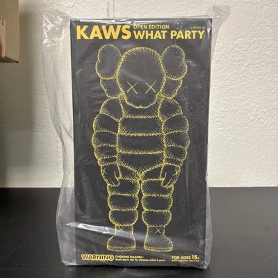 KAWS What Party Edición Abierta Amarillo Nuevo En Caja Foto 1 de 3