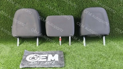 Juego de 3 piezas de reposacabezas de segunda fila de asientos traseros gris tela fabricante de equipos originales Toyota Rav4 2013-2018 Foto 1 de 4