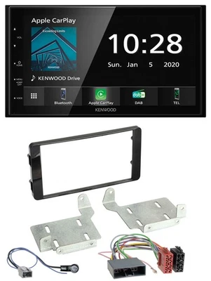 Kenwood Bluetooth MP3 DAB USB 2DIN Autoradio für Mitsubishi ASX (ab 2015) - Bild 1 von 4