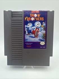 Authentic/Original Snow Brothers for Nintendo NES - Tested Working