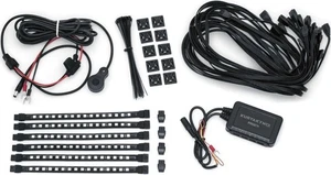 Kuryakyn Nightcrawlers Headlight Kit Black 2825 - Picture 1 of 2