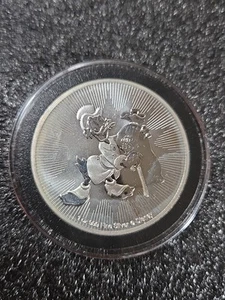 2018 Niue Mint Scrooge McDuck Disney 999 Silver 1 Oz - Picture 1 of 2