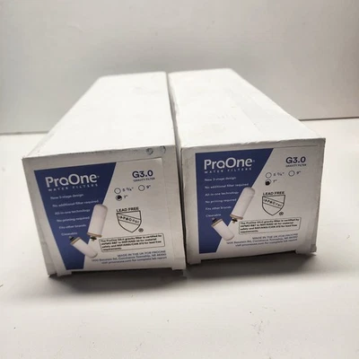 2x ProOne G3.0 7" Water Filter OEM Genuine 3 Stage Gravity Filter  - Image 1 of 4