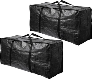 2 Pack XXL Jumbo Extra Large Heavy Duty Stronger Handles Storage Bags Moving Tot - Picture 1 of 12