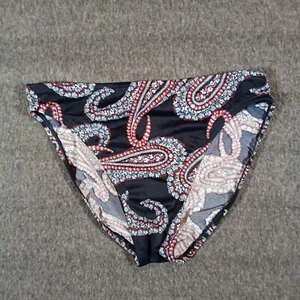 Tommy Hilfiger Swim Bottom Womens 8 Blue Paisley Ladies Beach Pool - Picture 1 of 11
