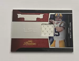 2008 Playoff Prestige Prestigious Picks Matt Flynn Jersey #236/250 LSU TIGERS - Picture 1 of 2