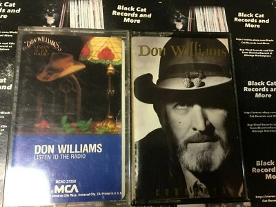 Don Williams Currents & Listen To The Radio tested EX cassette tapes - Image 1 of 3