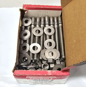 Qty 25 Red Head SWW-1254 TRUBOLT® Wedge Anchor ~ 1/2" x 5-1/2" ~ 316 SS - Picture 1 of 2
