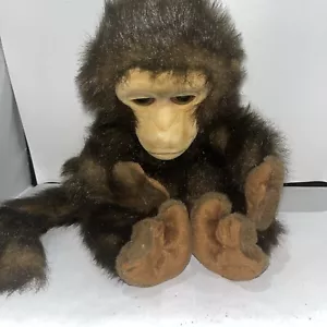 Animal Alley Baby Monkey 2000 VTG Hand Puppet Toys R Us Plush Geoffrey - Picture 1 of 7