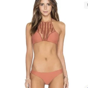 $220 Acacia Swim tankini Bikini Swimwear Panama 2pc Set Cheeky Sz Top P Bottom M - Picture 1 of 11