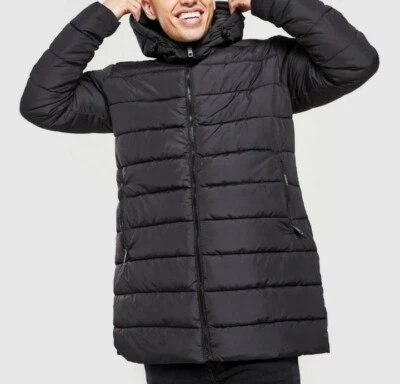 Brave Sole Puffer Padded Full Zip Hooded Jacket Mens Size: Large  - Image 1 of 4