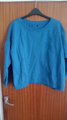 Ladies Blue Sweatshirt Size 26 Armpit To Armpit 27  • 3.64€